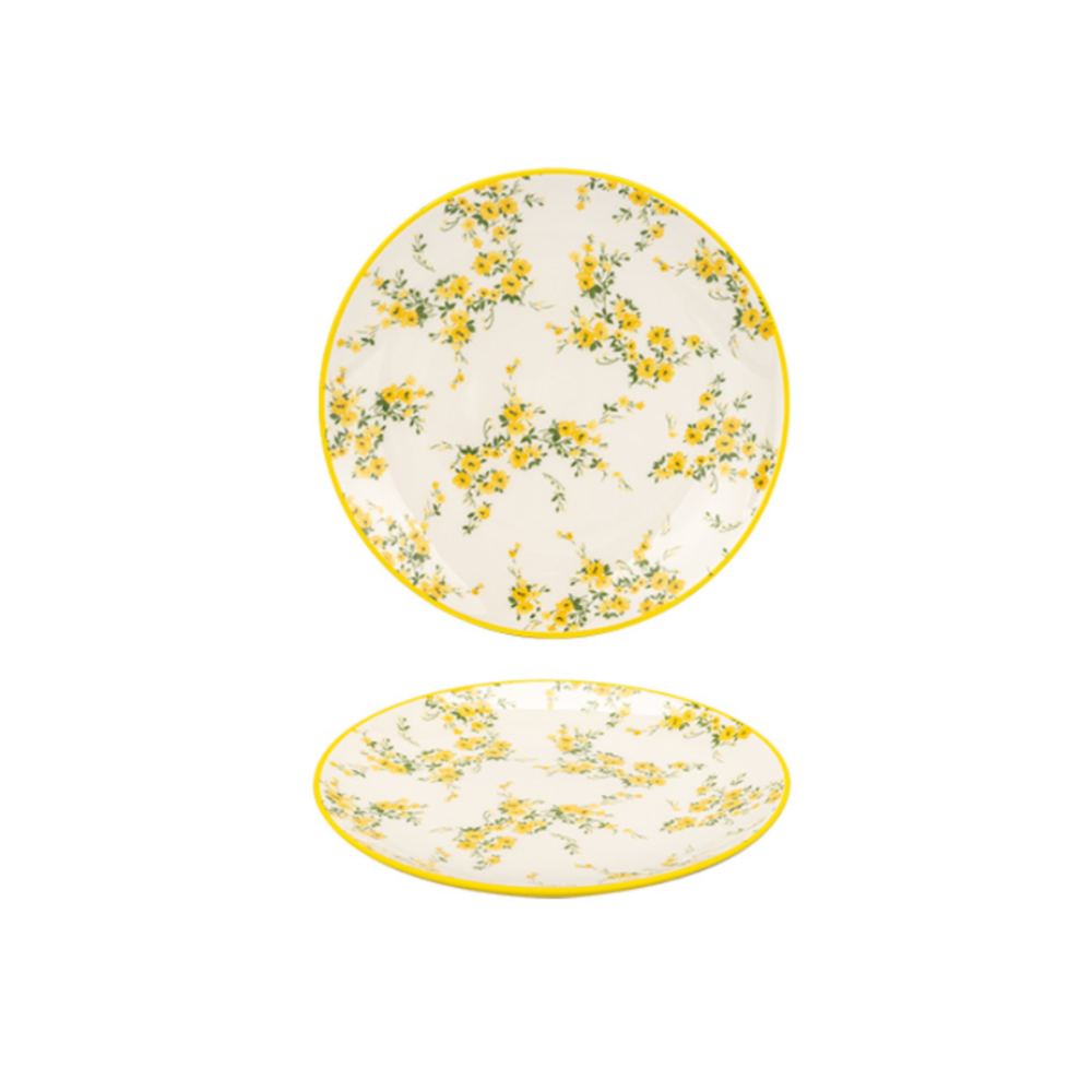 Ceramic Flower Plates - Grafton Collection