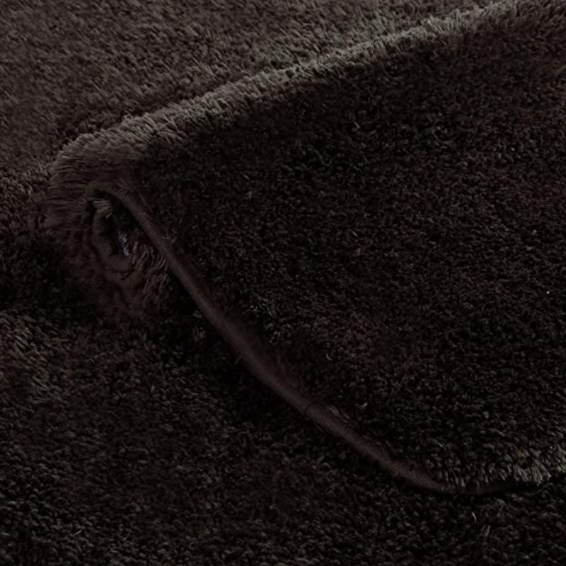 Brown Bathroom Rug Non Slip Bath Mat - Water Absorbent Soft Microfiber Shaggy Bathroom Mat Machine Washable Bath Rug for Bathroom Thick Plush Rugs for Shower - Grafton Collection