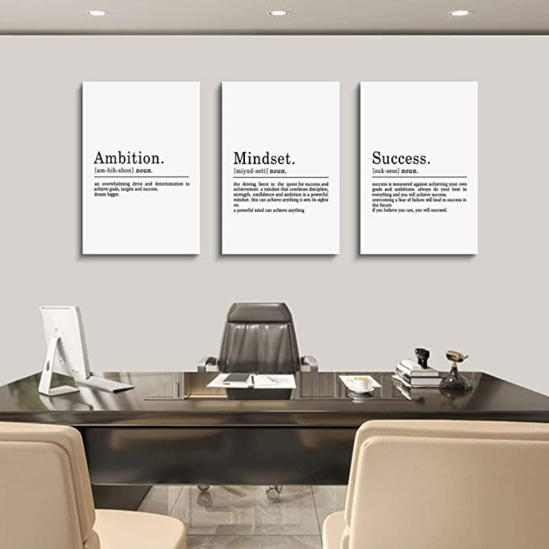 Pack Of 2 Inspirational Print Poster for Home, Office And Workplace - Grafton Collection