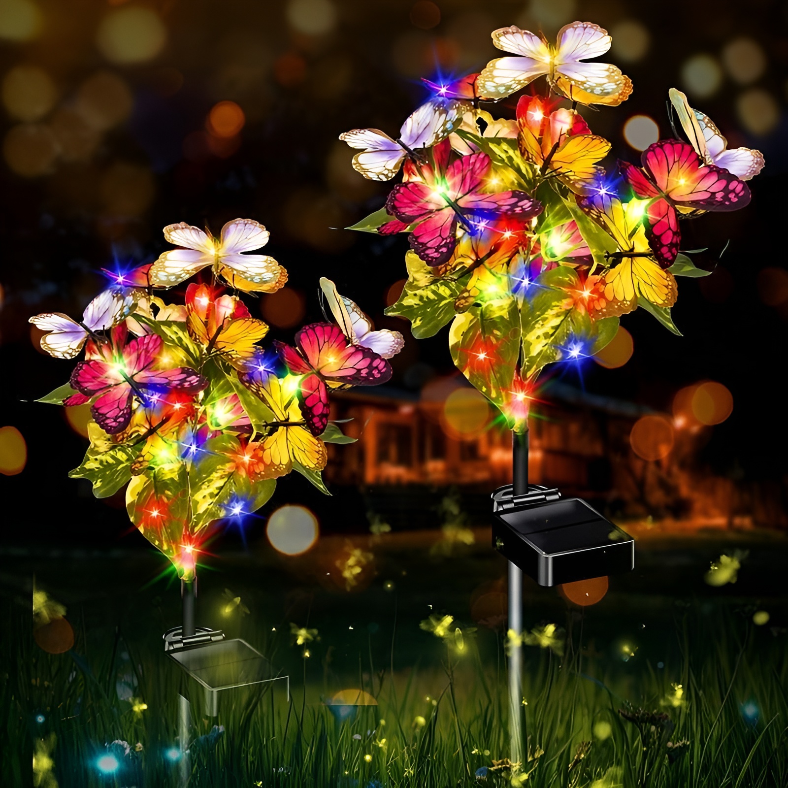Butterfly Solar Garden Lights Set