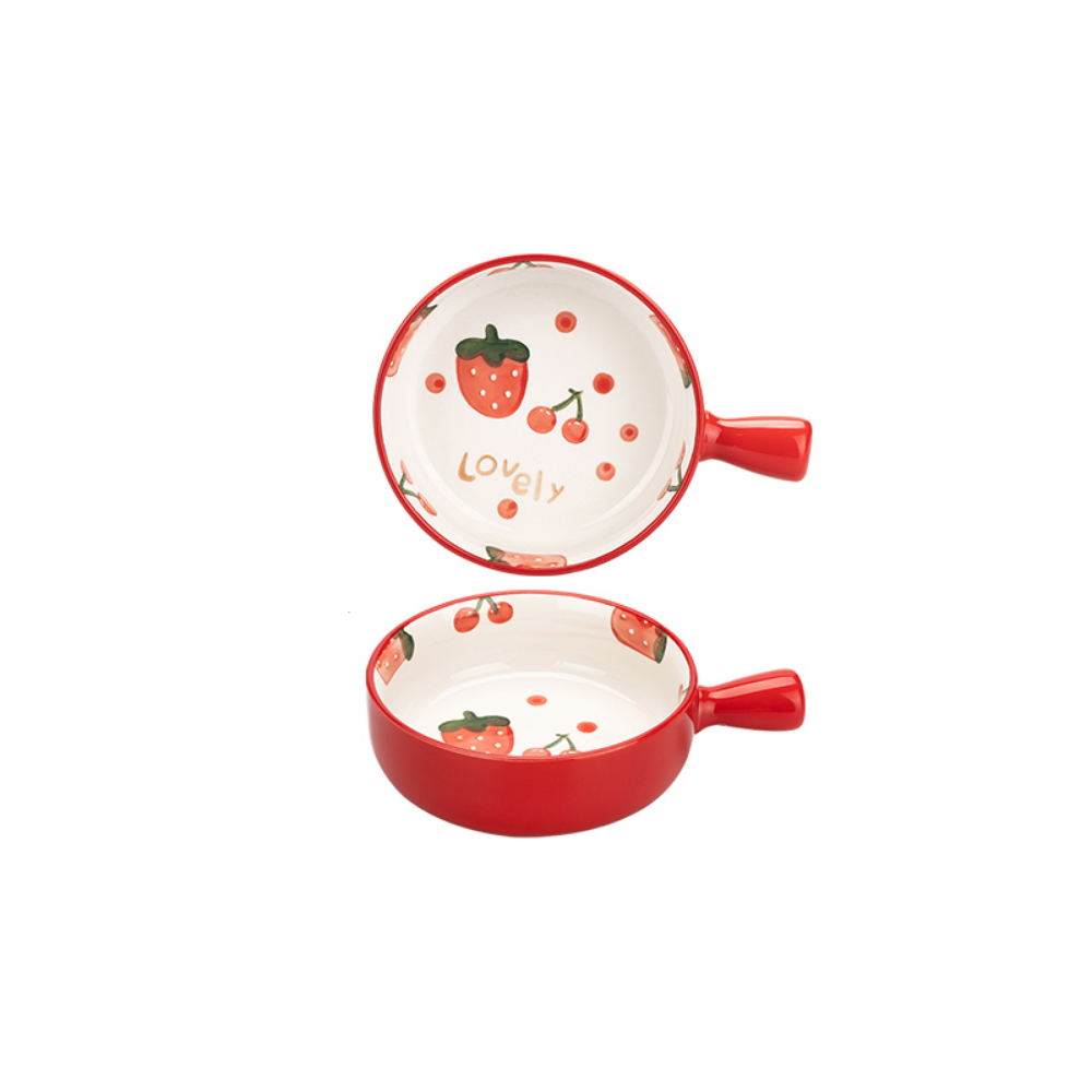 Fruit Pattern Baking Bowls With Handle - Grafton Collection