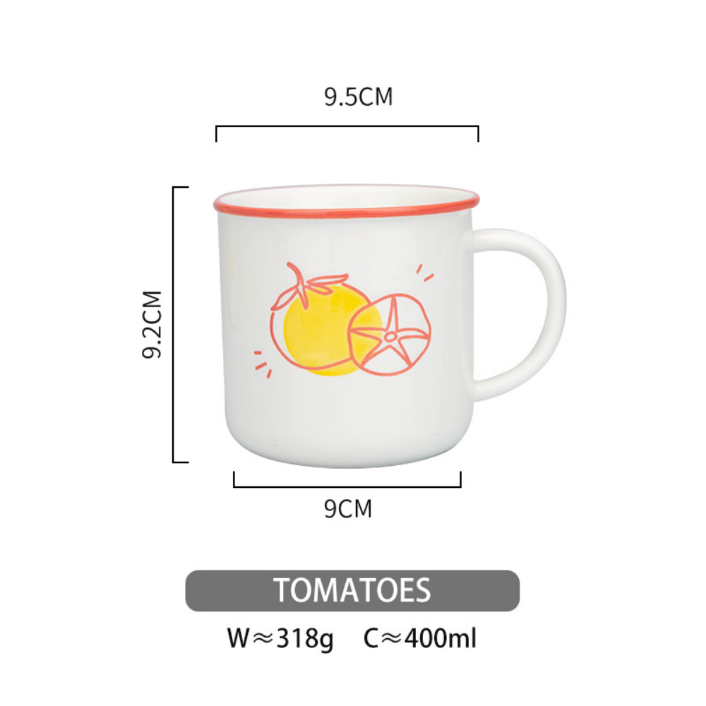 Unique Creative Printed Ceramic Coffee Mugs - Grafton Collection