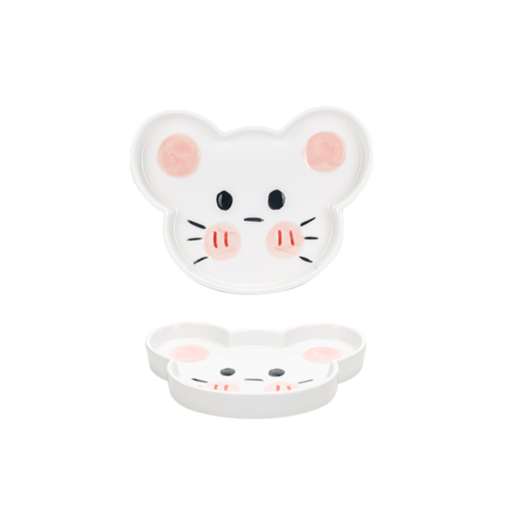 Animal-Shaped Ceramic Plate - Grafton Collection
