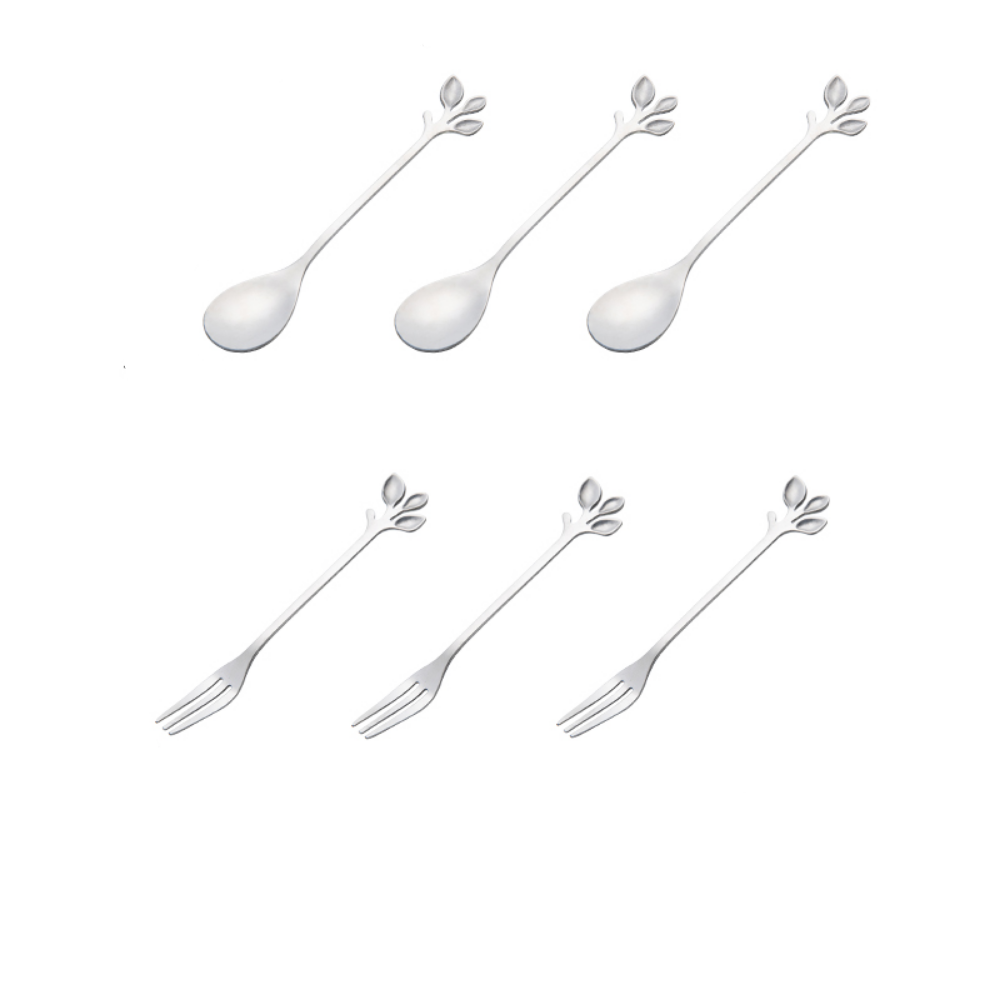 6 Piece Leaf Cutlery Set - Grafton Collection