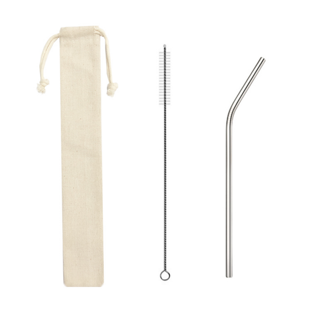 Stainless Steel Reusable Straws With Pouch - Grafton Collection