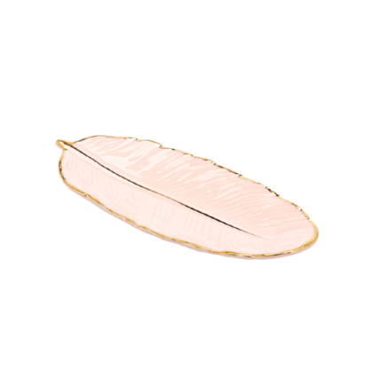Leaf-Shaped Ceramic Serving Plates - Grafton Collection