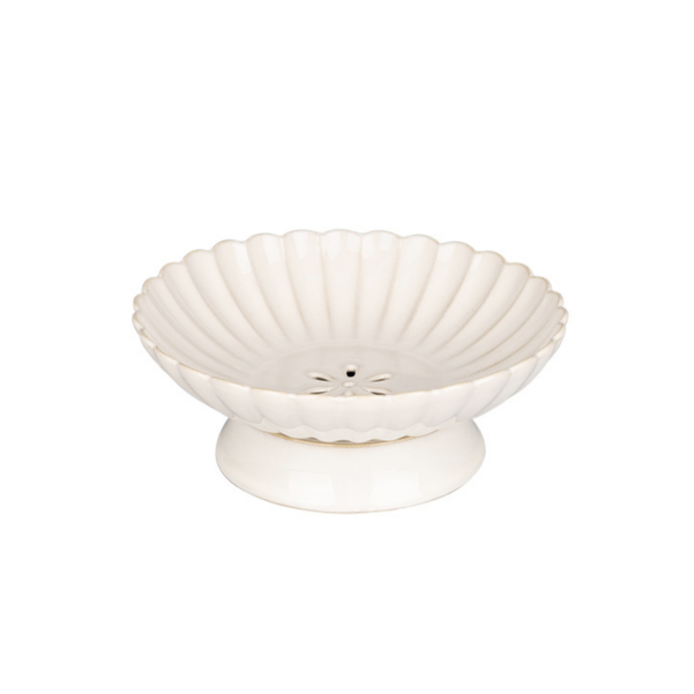 Chrysanthemum-Shaped Ceramic Fruit Bowls - Grafton Collection