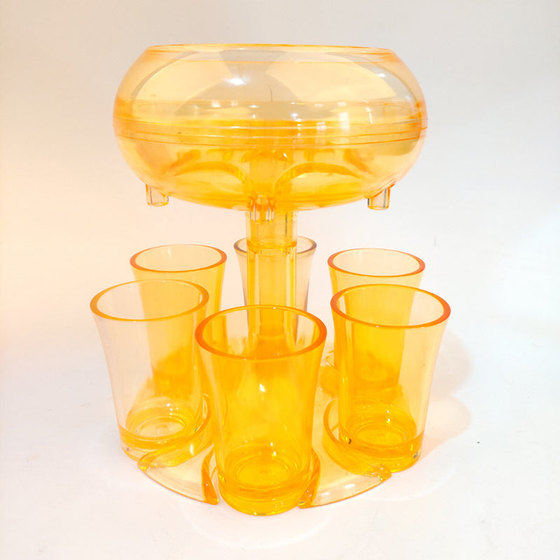 6 Shot Glass Dispenser And Holder - Grafton Collection