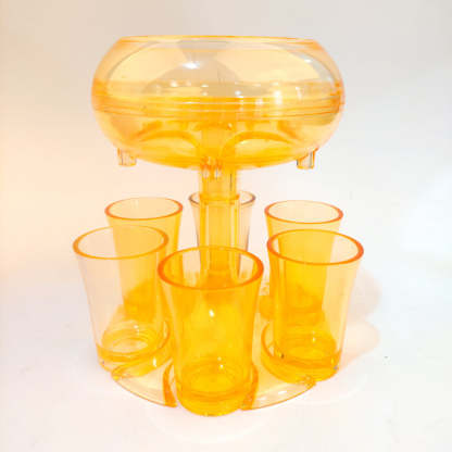 6 Shot Glass Dispenser And Holder - Grafton Collection