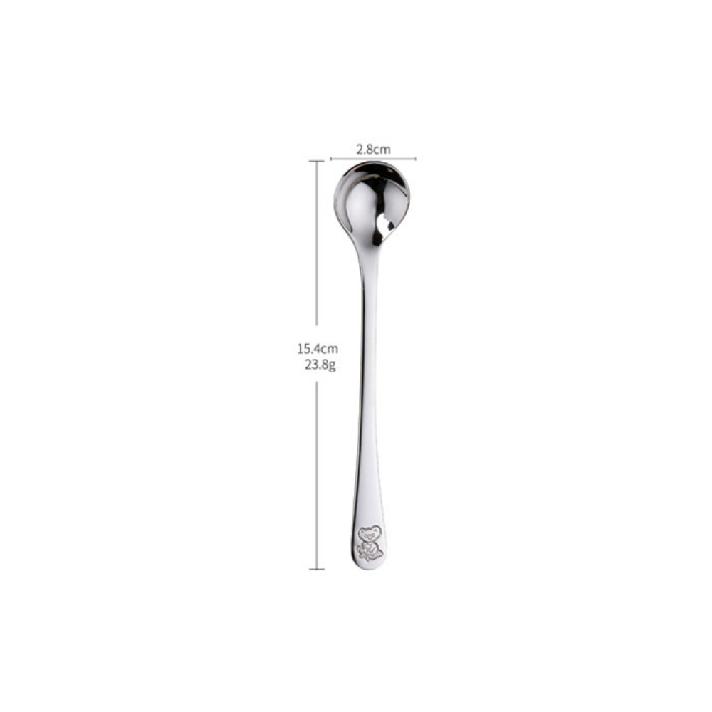 Food Grade Stainless Steel Teddy Bear Spoons - Grafton Collection