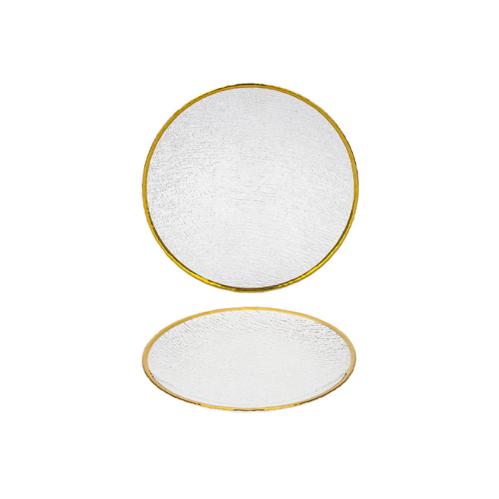 Golden Rim Glass Dinnerware - Grafton Collection