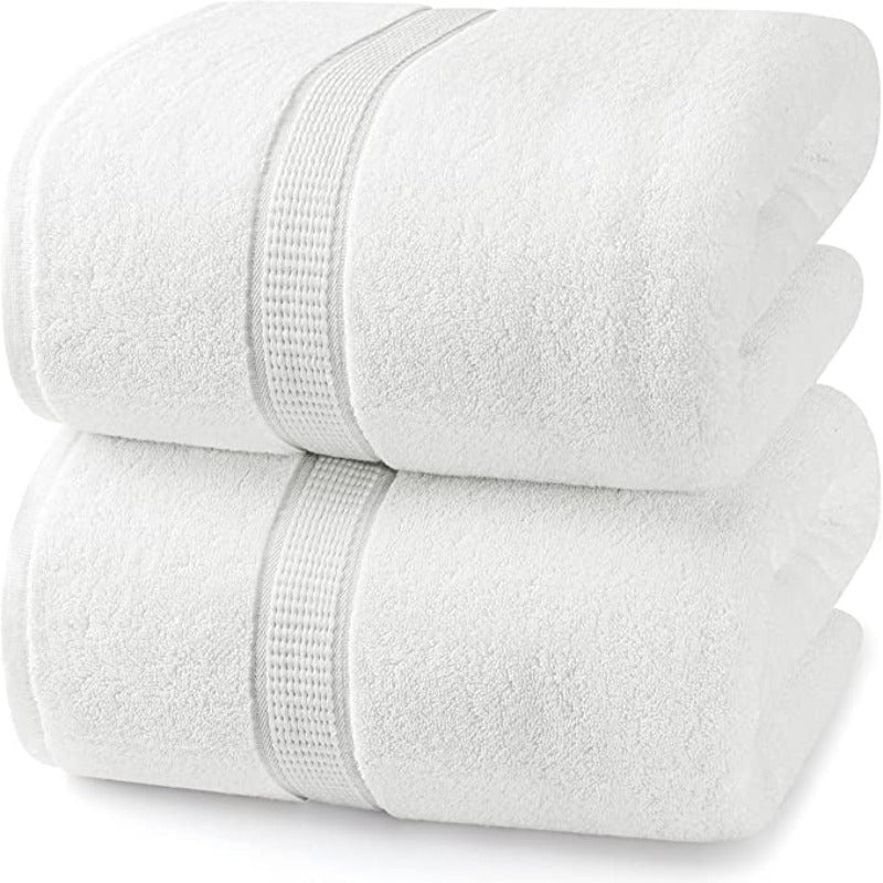 Jumbo Bath Sheet Ring Highly Absorbent and Quick Dry Extra Large Bath Towel Super Soft Hotel Quality Towel - Grafton Collection