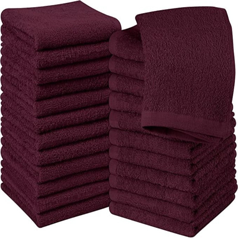 Washcloths Set Ring, Flannel Face Cloths, Highly Absorbent and Soft Feel Fingertip Towels - Grafton Collection