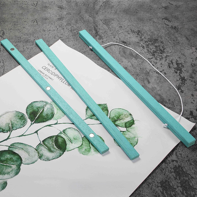 Magnetic Poster Hanger Frame, Solid Wood Magnetic Frame For Posters, Prints, Photos, Pictures, Maps, Scrolls, And Canvas Artwork - Grafton Collection