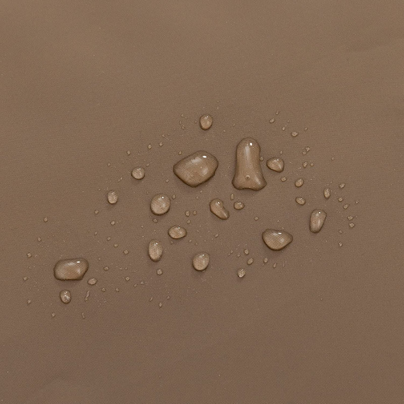 Brown Shower Curtain Liner - Lightweight Shower Curtain With Magnets, Metal Grommets - Grafton Collection