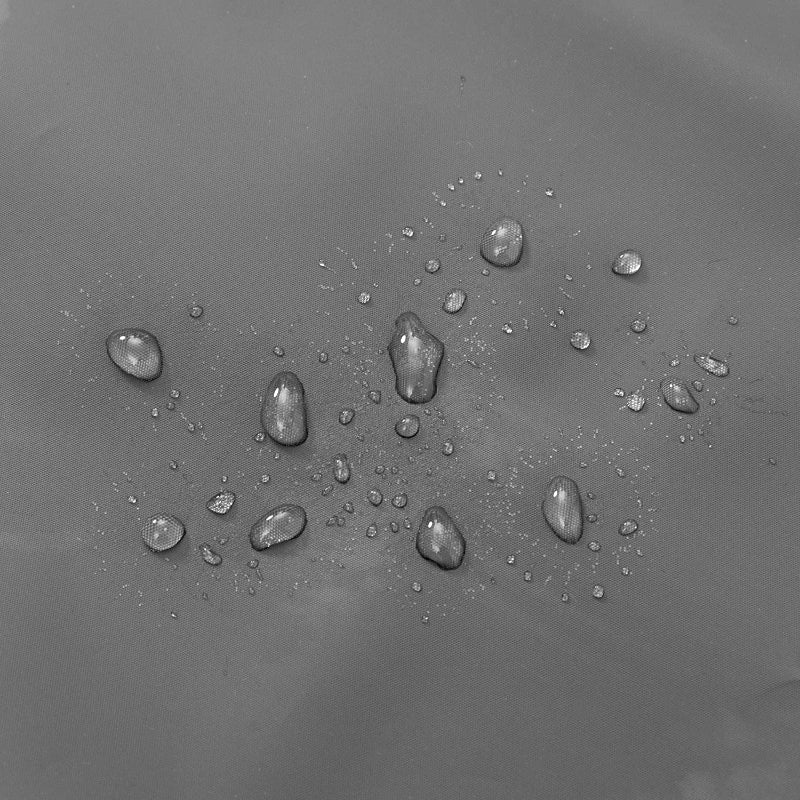 Gray Shower Curtain Liner - Lightweight Curtains With Magnets, Metal Grommets - Grafton Collection