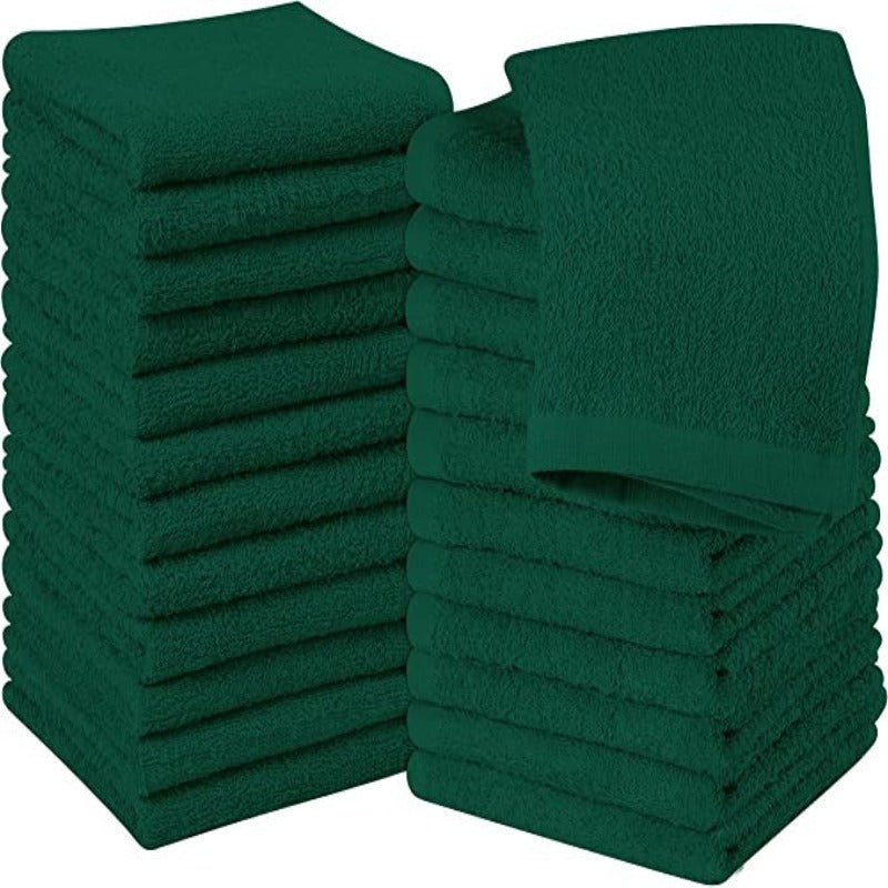 Washcloths Set Ring, Flannel Face Cloths, Highly Absorbent and Soft Feel Fingertip Towels - Grafton Collection