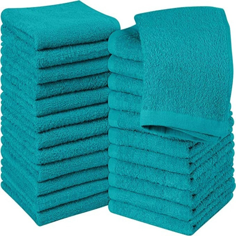 Washcloths Set Ring, Flannel Face Cloths, Highly Absorbent and Soft Feel Fingertip Towels - Grafton Collection