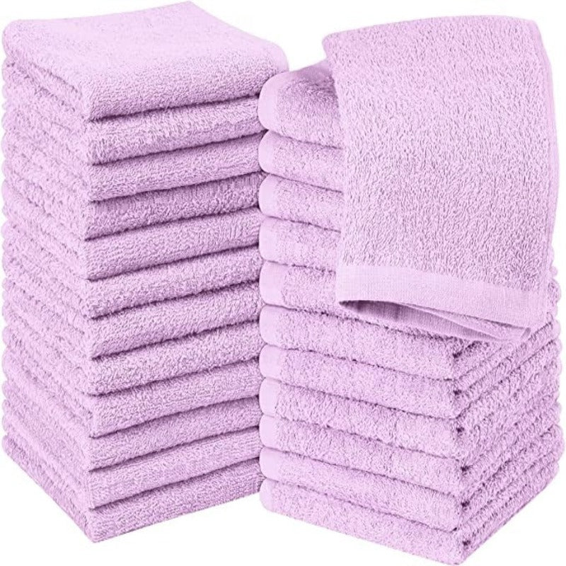 Washcloths Set Ring, Flannel Face Cloths, Highly Absorbent and Soft Feel Fingertip Towels - Grafton Collection
