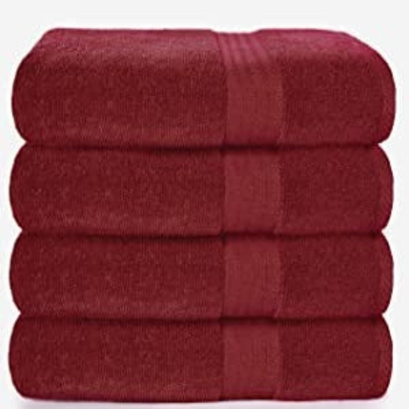 4 Pack Bath Towel Set, 4 Bath Towels, Ideal for Everyday use, Ultra Soft & Highly Absorbent - Grafton Collection