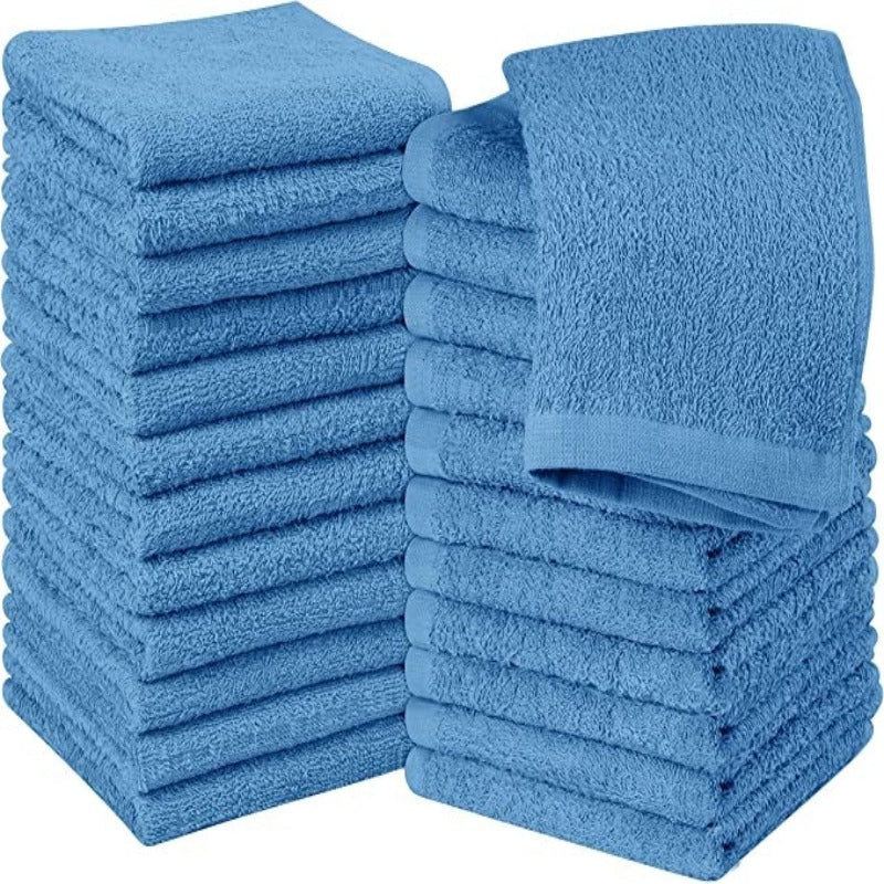 Washcloths Set Ring, Flannel Face Cloths, Highly Absorbent and Soft Feel Fingertip Towels - Grafton Collection