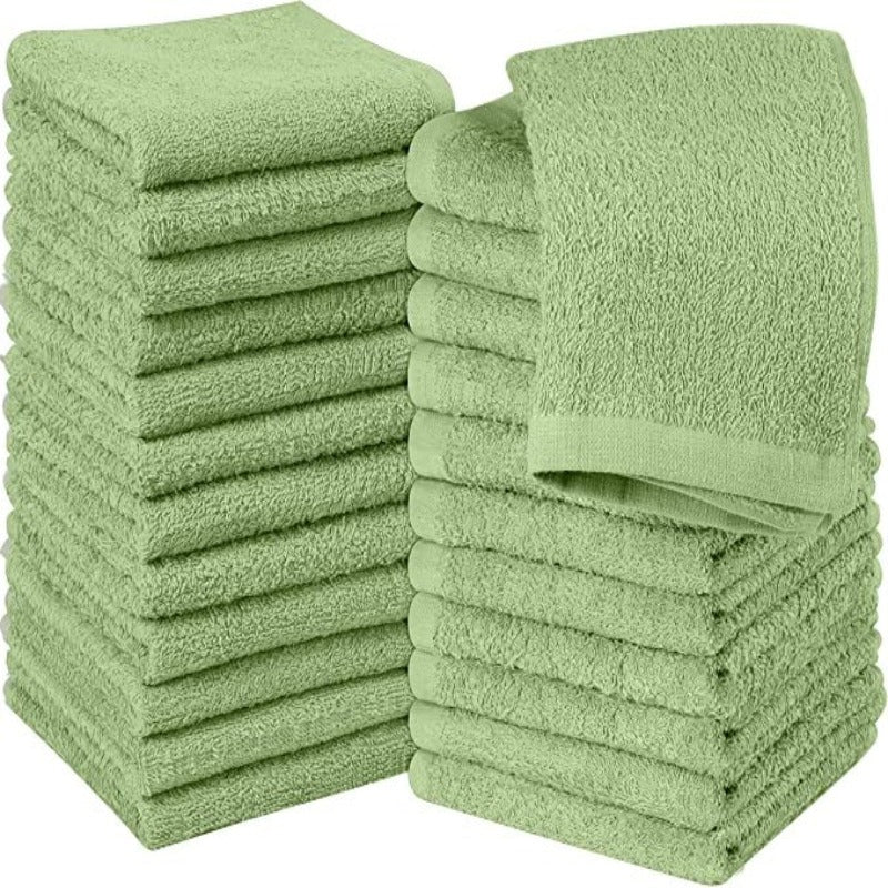 Washcloths Set Ring, Flannel Face Cloths, Highly Absorbent and Soft Feel Fingertip Towels - Grafton Collection