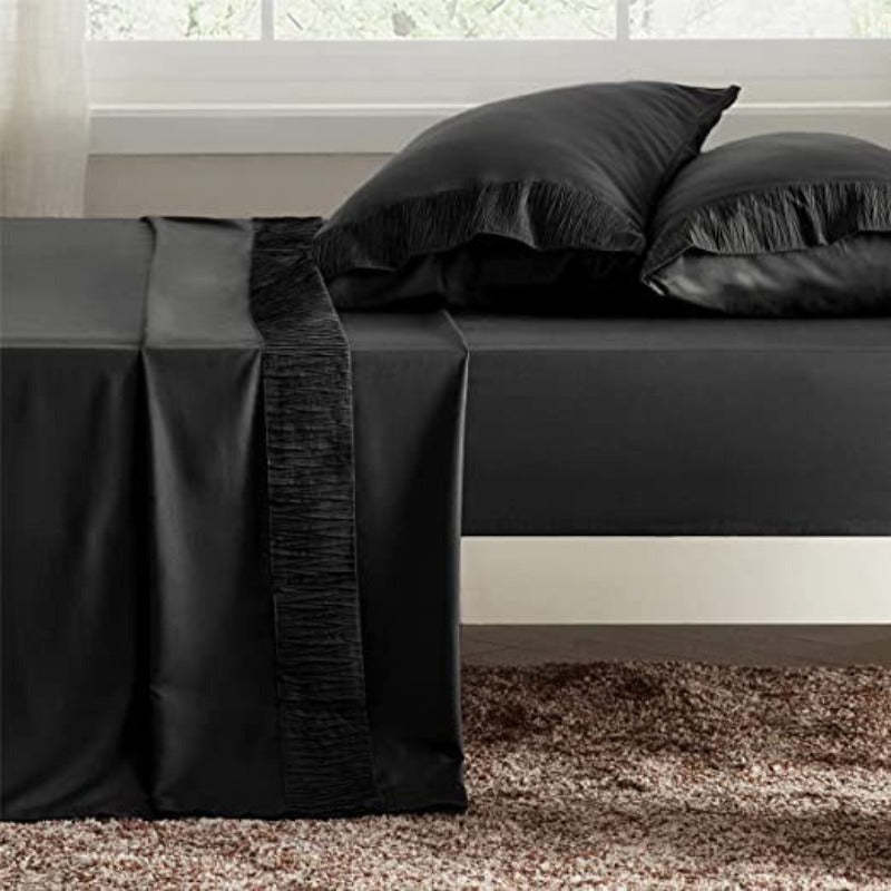Pack Of 4 Hotel Luxury Burgundy Sheets, Easy Care Cooling Bed Sheet Set - Grafton Collection