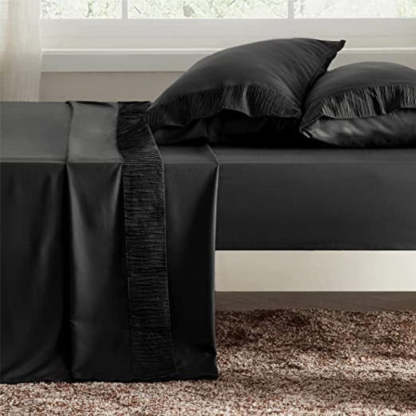 Pack Of 4 Hotel Luxury Burgundy Sheets, Easy Care Cooling Bed Sheet Set - Grafton Collection