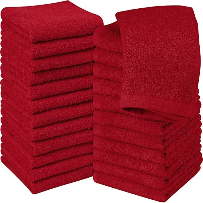 Washcloths Set Ring, Flannel Face Cloths, Highly Absorbent and Soft Feel Fingertip Towels - Grafton Collection