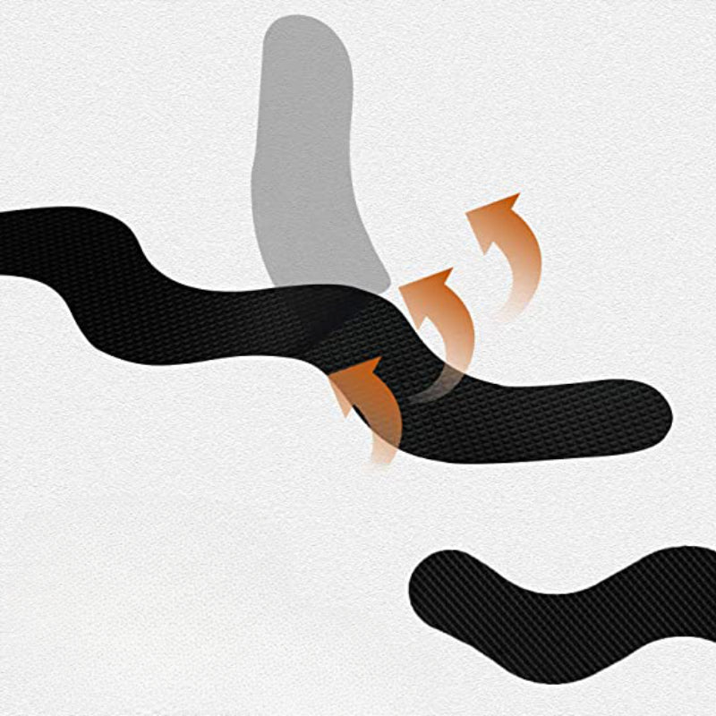 Patented Anti Slip Shower Stickers-Safety Bathtub Strips Adhesive Decals with Premium Scraper for  Bath Tub Shower Stairs Ladders Boats - Grafton Collection