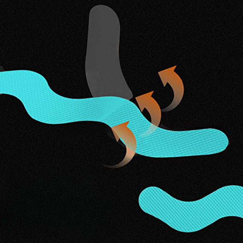 Patented Anti Slip Shower Stickers-Safety Bathtub Strips Adhesive Decals with Premium Scraper for  Bath Tub Shower Stairs Ladders Boats - Grafton Collection