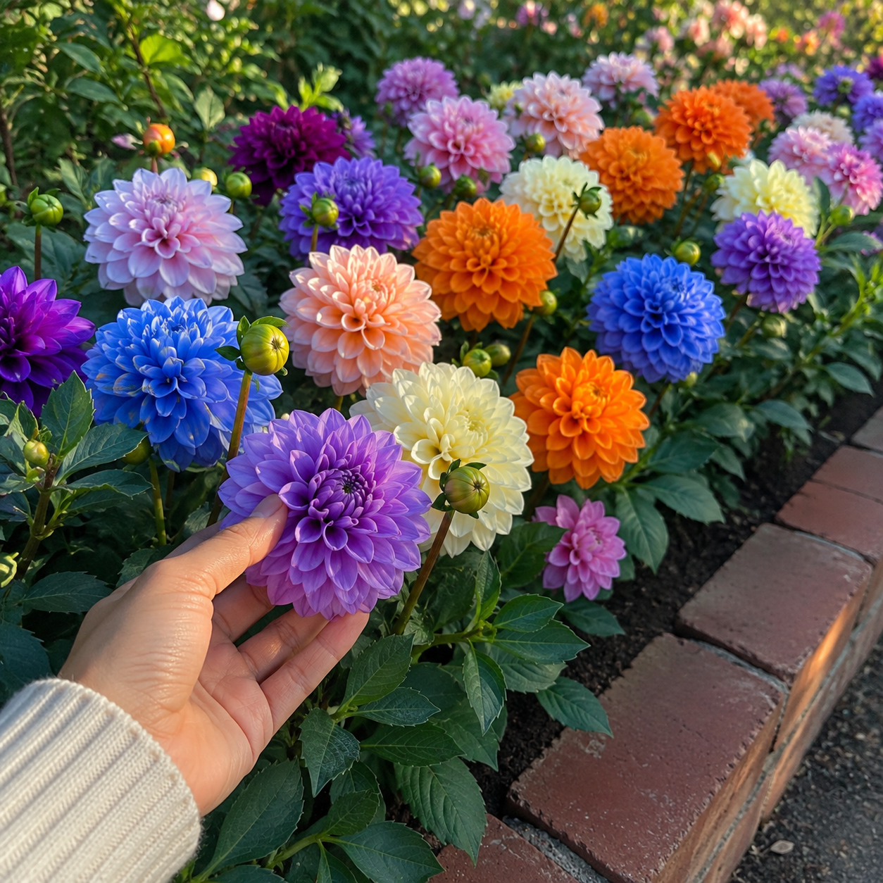 200 Pieces Mix Colored Dahlia Flower Garden Seeds