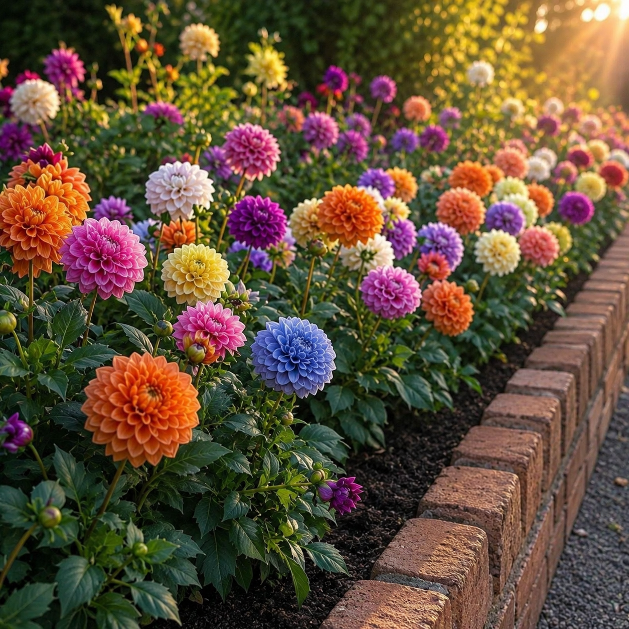200 Pieces Mix Colored Dahlia Flower Garden Seeds