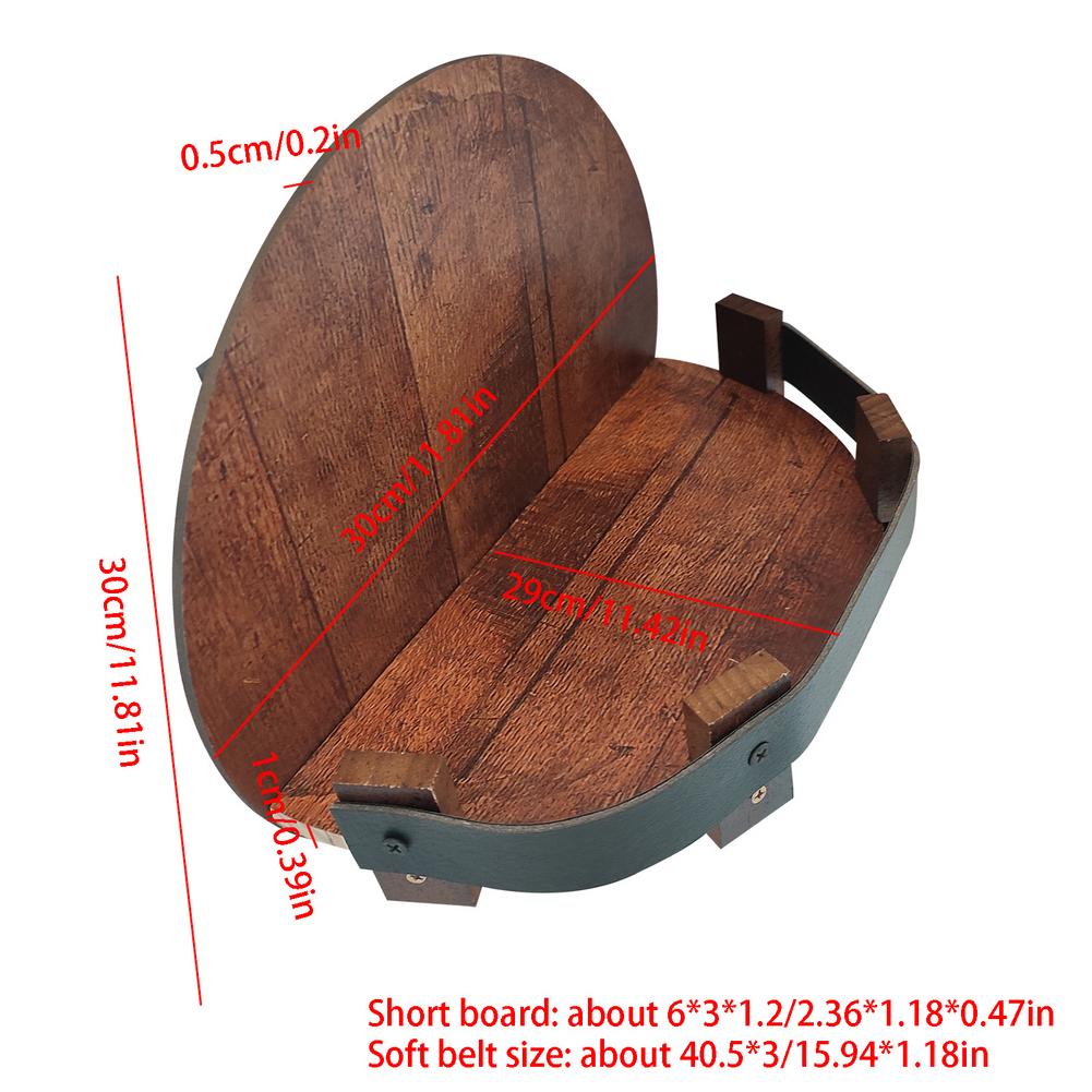 Bourbon Whiskey Barrel Shelf - Gear Elevation