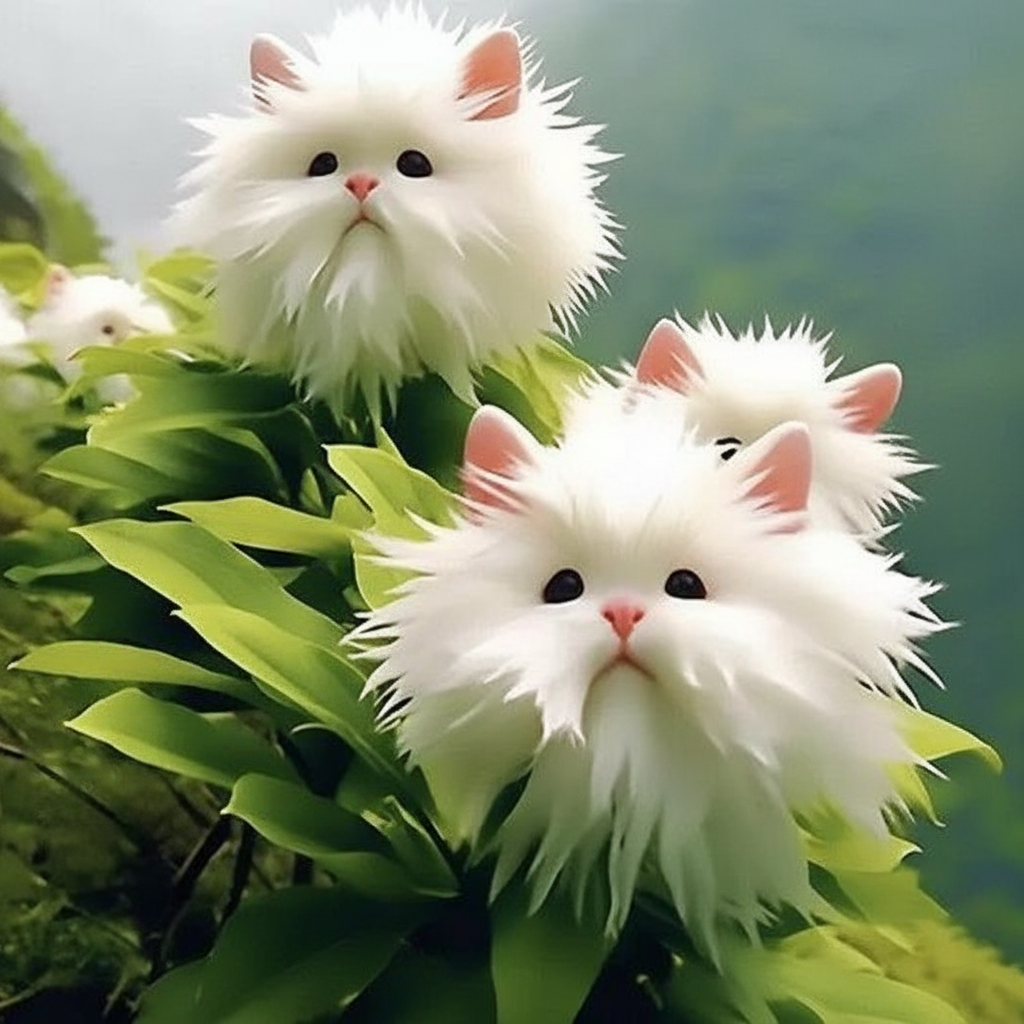 Potted Scented Cat Orchid Plant Seeds With Fragrance 