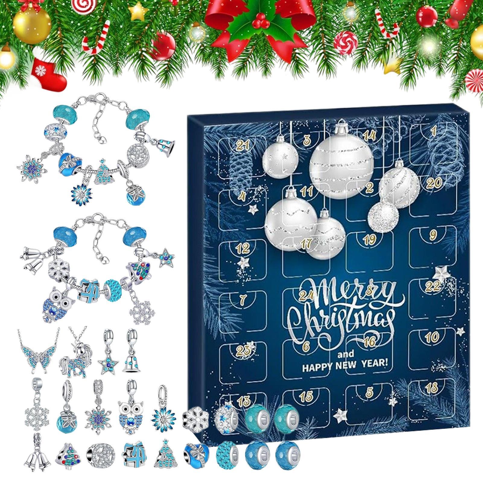 Crystal Charm Jewelry Advent Calendar Set