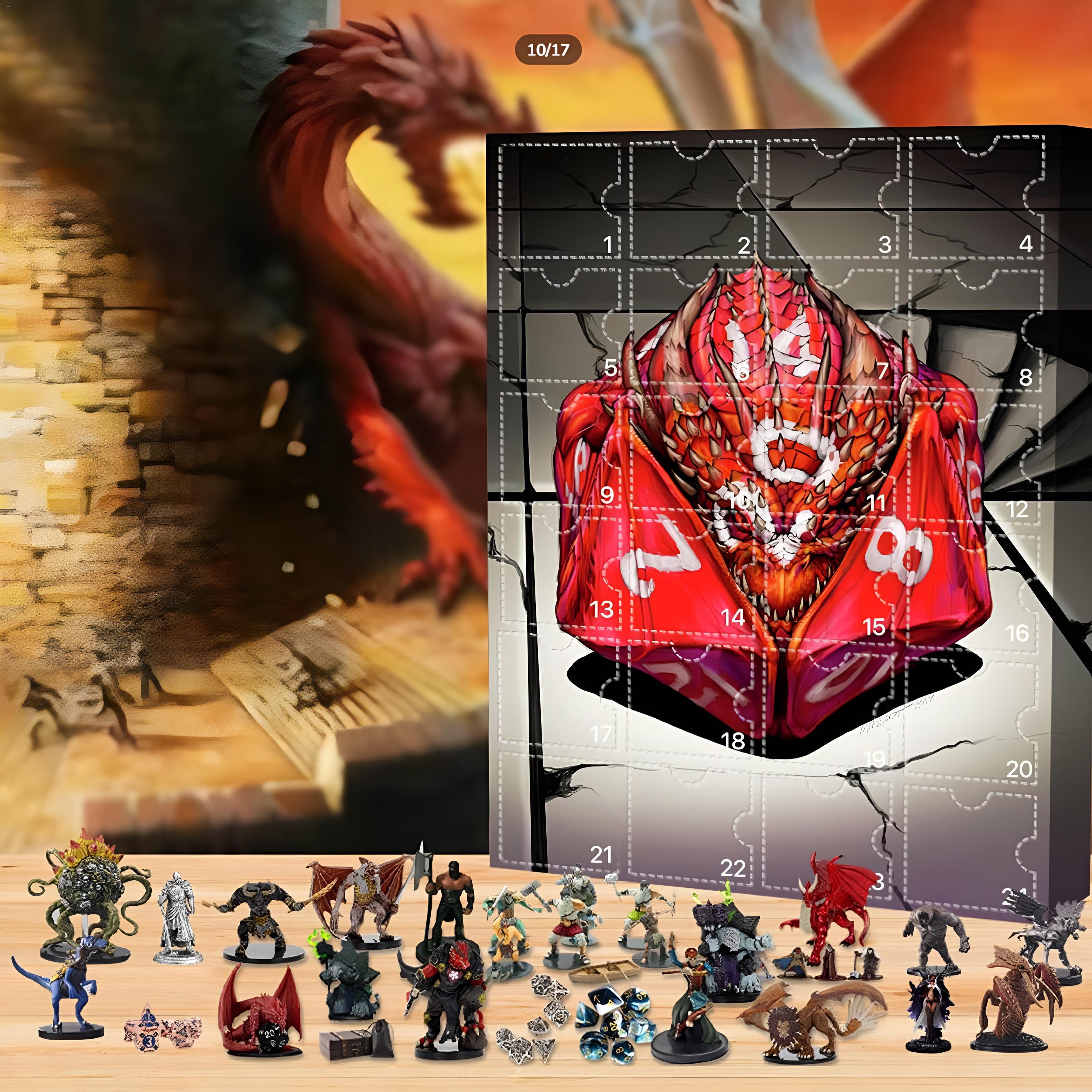 Dragon Themed Mini Figure Advent Calendar