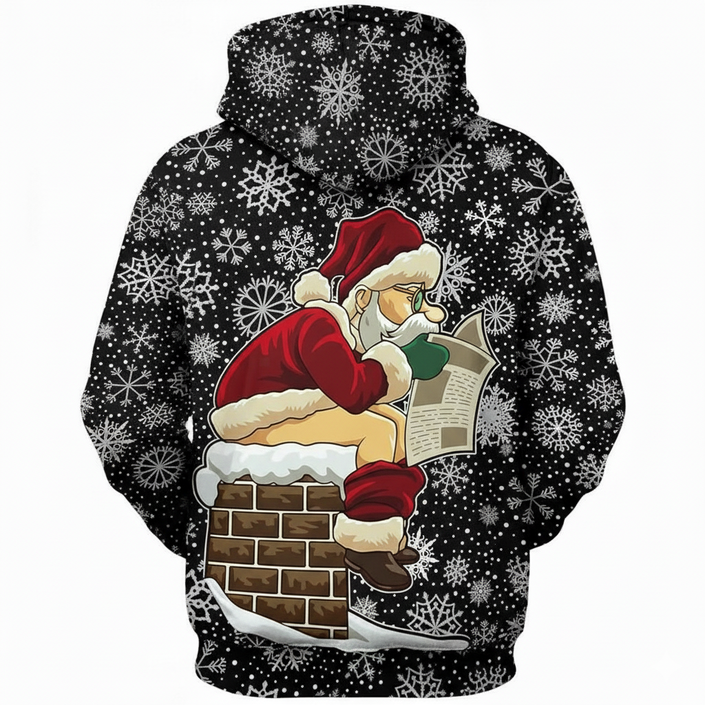 Christmas All Over Print 3D Graphic Long Sleeve Hoodie