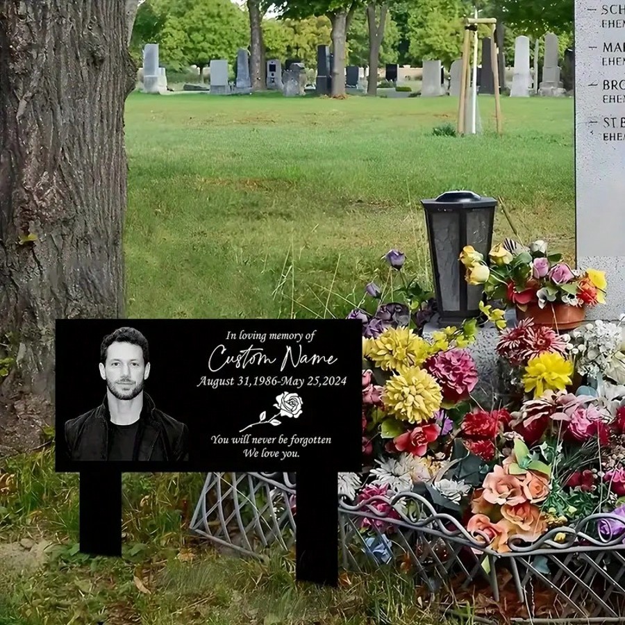 Personalized Metal Memorial Stake