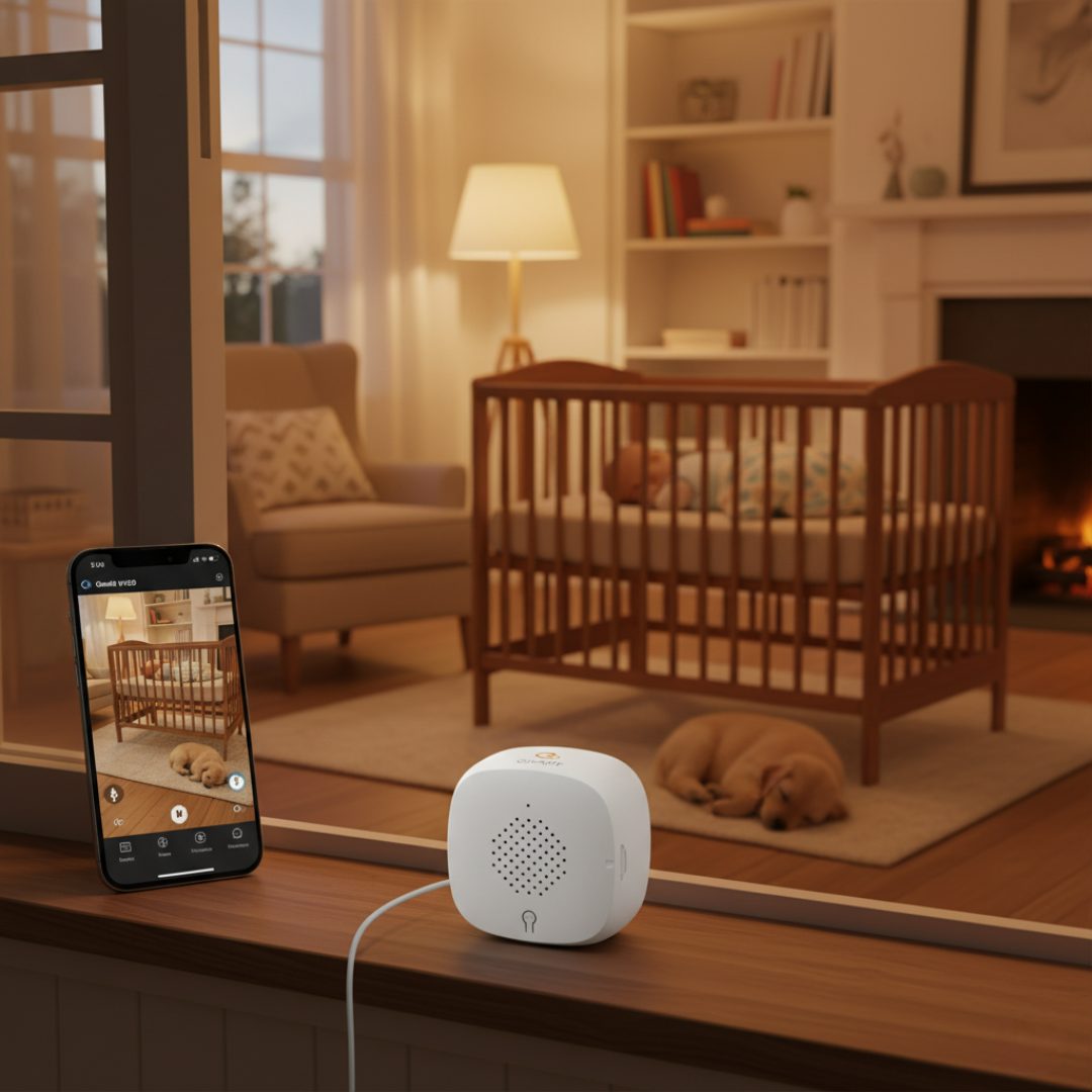 3MP Indoor Window Camera With 2K Video And Dual Band WiFi