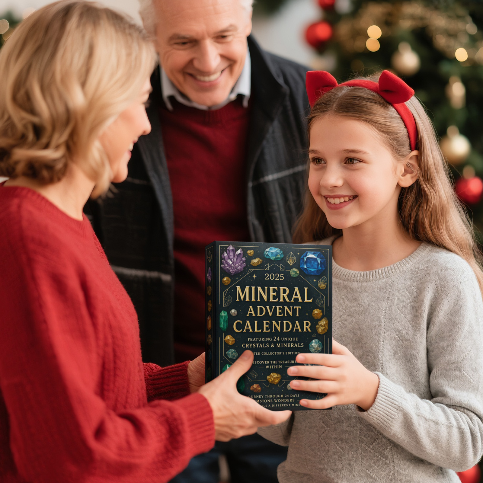 Crystal Mineral Countdown Advent Calendar Set