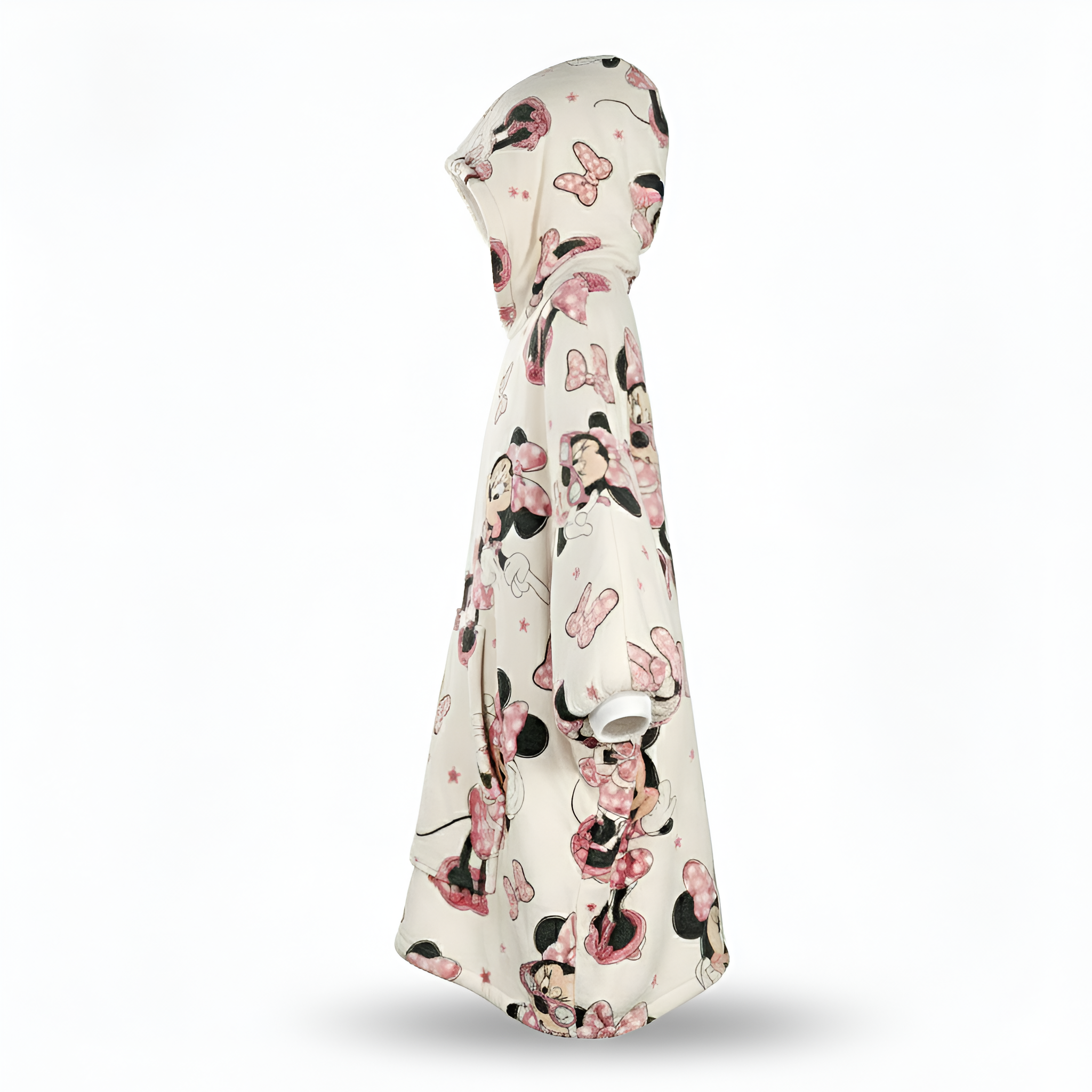 Cartoon Oversized Wearable Blanket Style Hooded Pullover