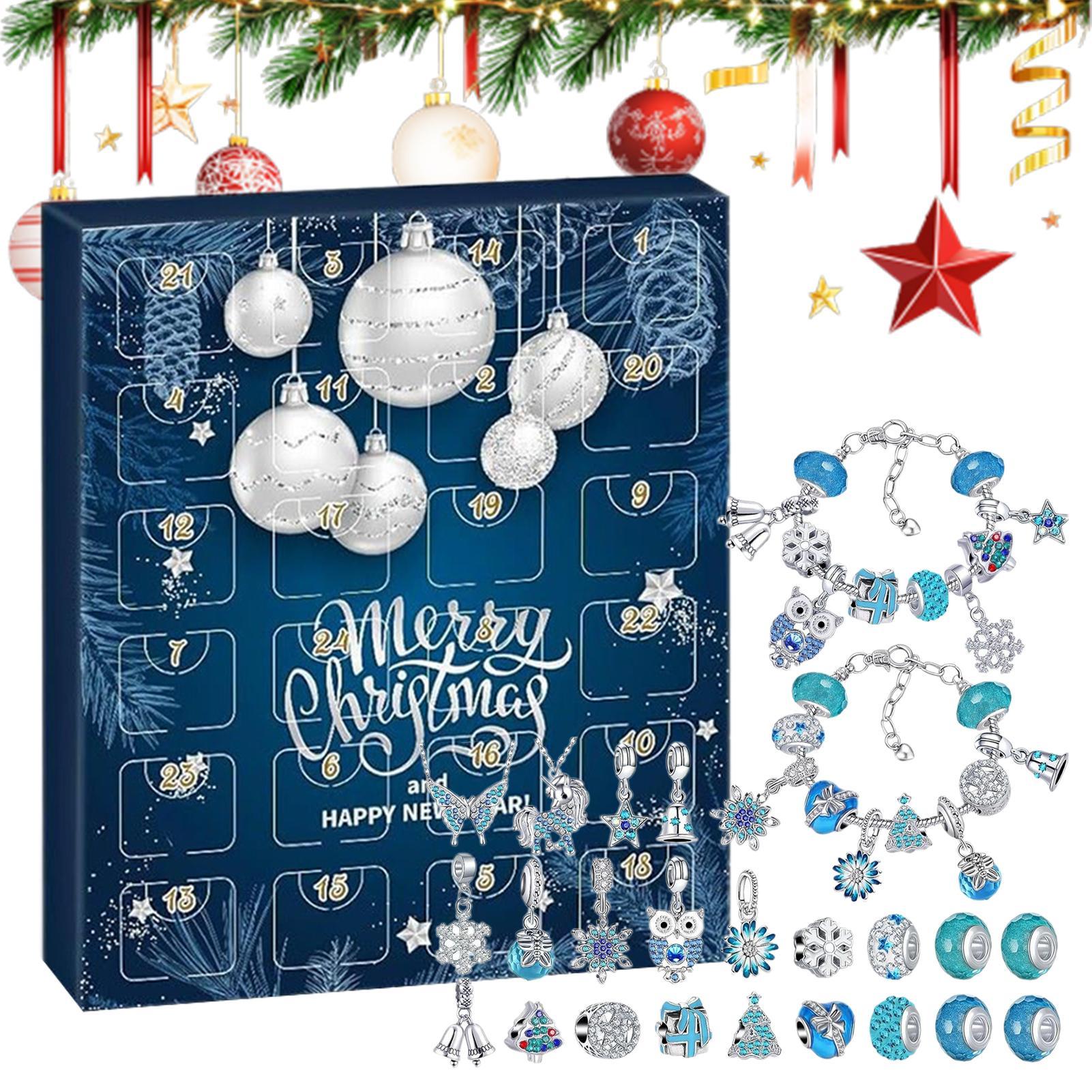 Crystal Charm Jewelry Advent Calendar Set