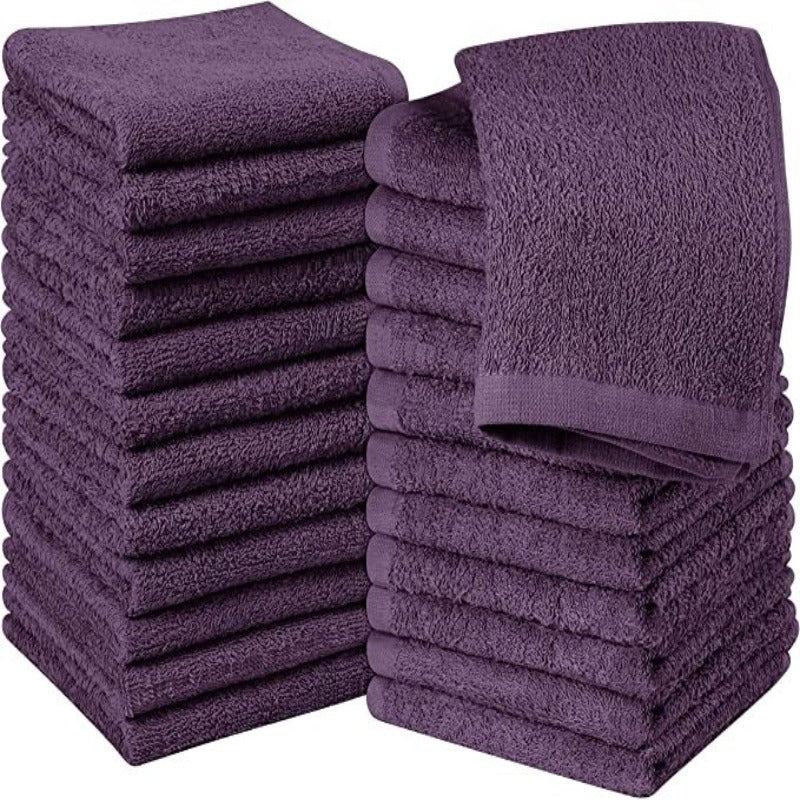Washcloths Set Ring, Flannel Face Cloths, Highly Absorbent and Soft Feel Fingertip Towels - Grafton Collection