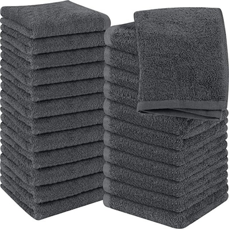 Washcloths Set Ring, Flannel Face Cloths, Highly Absorbent and Soft Feel Fingertip Towels - Grafton Collection