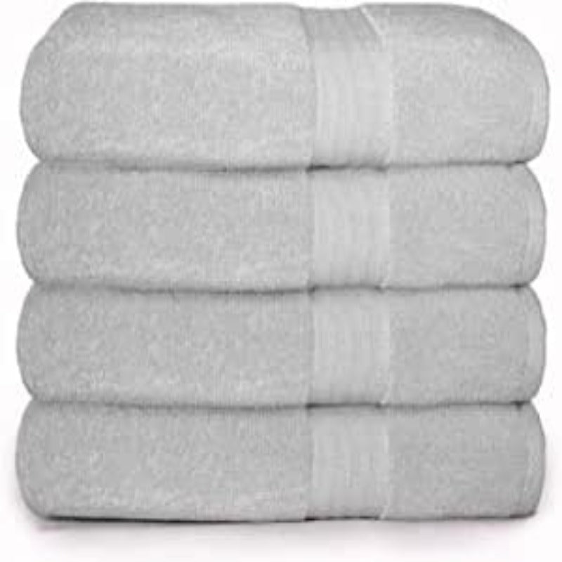 4 Pack Bath Towel Set, 4 Bath Towels, Ideal for Everyday use, Ultra Soft & Highly Absorbent - Grafton Collection