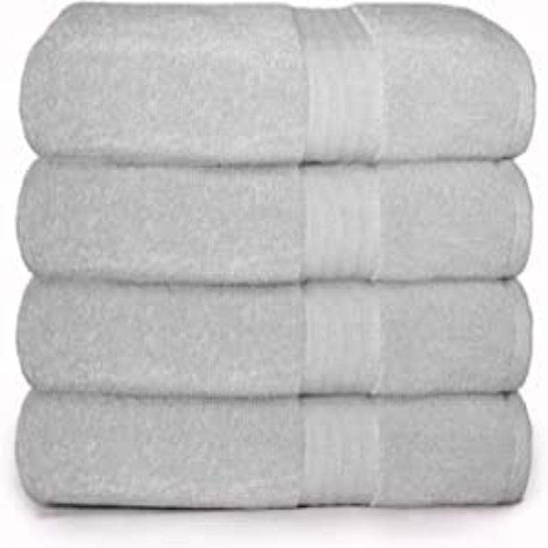 4 Pack Bath Towel Set, 4 Bath Towels, Ideal for Everyday use, Ultra Soft & Highly Absorbent - Grafton Collection