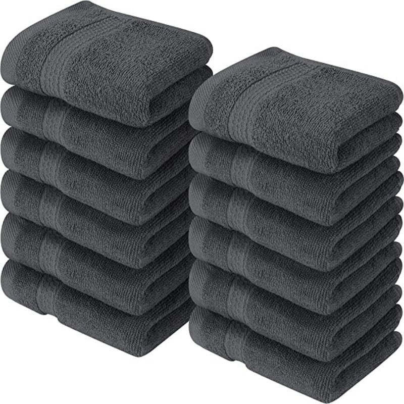 Washcloth Set Face Cloths, Highly Absorbent and Soft Feel Fingertip Towels - Grafton Collection