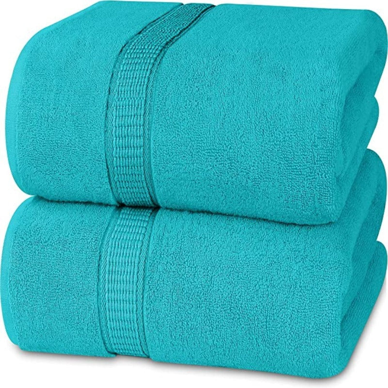 Jumbo Bath Sheet Ring Highly Absorbent and Quick Dry Extra Large Bath Towel Super Soft Hotel Quality Towel - Grafton Collection