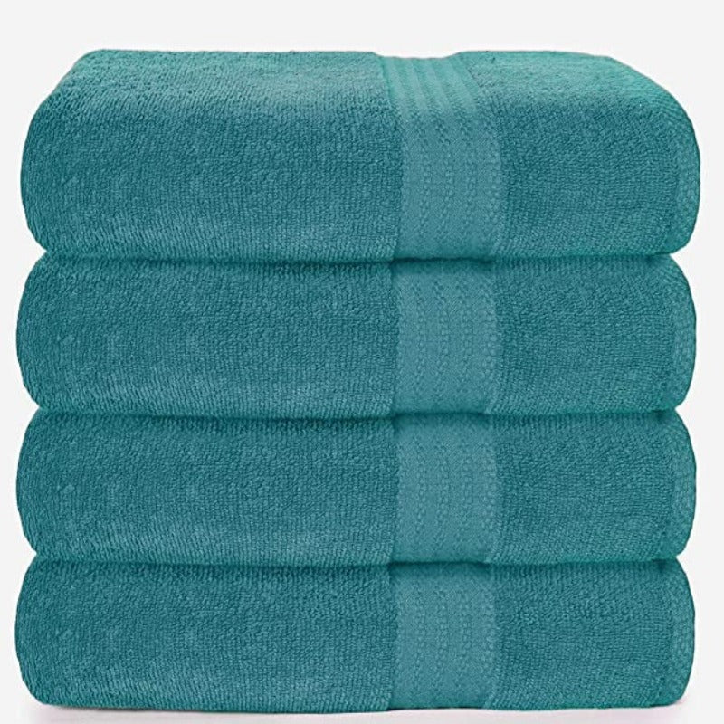 4 Pack Bath Towel Set, 4 Bath Towels, Ideal for Everyday use, Ultra Soft & Highly Absorbent - Grafton Collection
